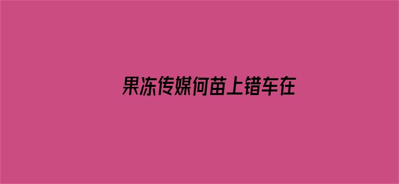 >果冻传媒何苗上错车在线观看横幅海报图